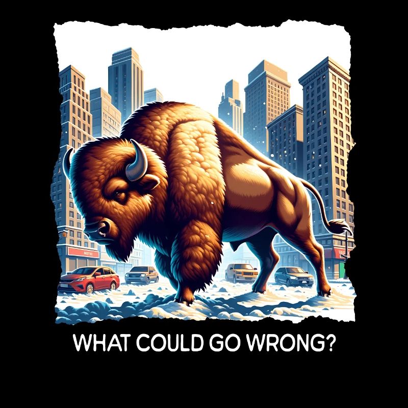 Funny Bison Saying