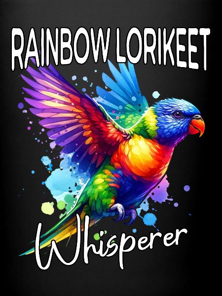 Loriquet arc-en-ciel chuchoteur
