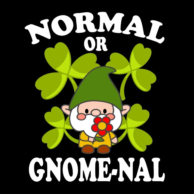 Jardinage de gnome normal ou gnome-na drôle