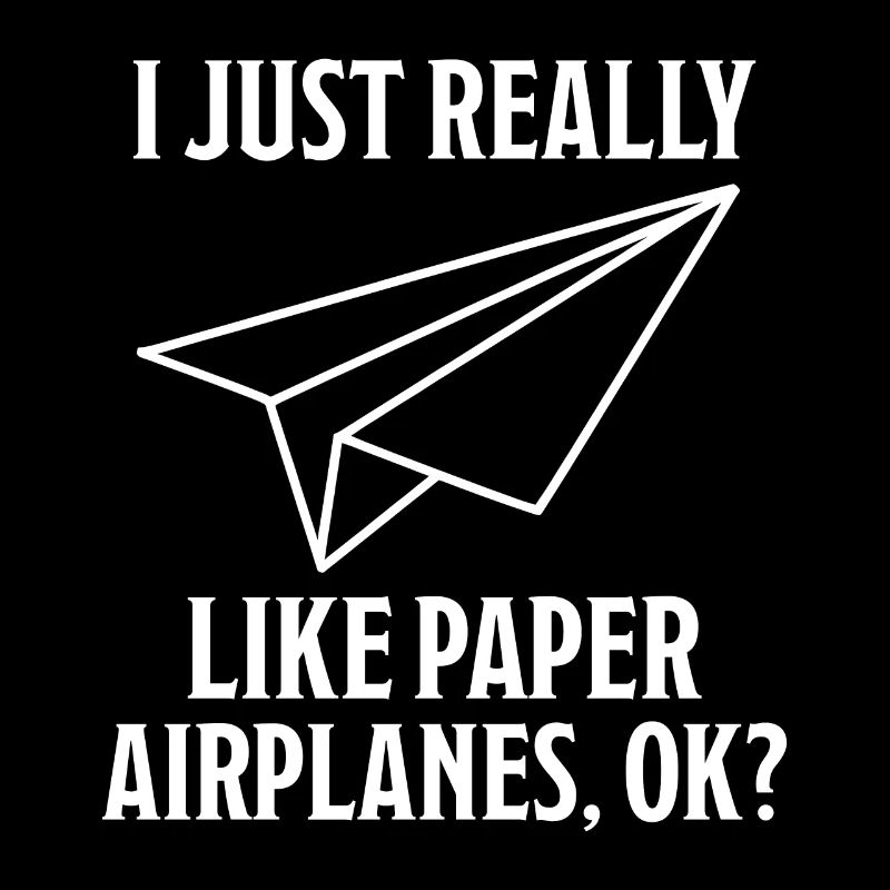 Papierflieger Spruch Witz Papierflugzeug Geschenk
