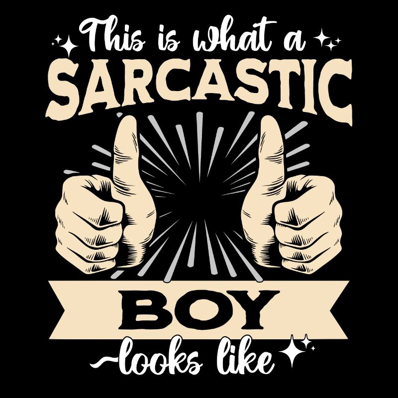 Sarcastic Boy Sarcasm