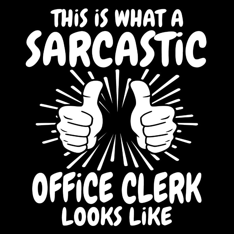 Sarcastic office worker