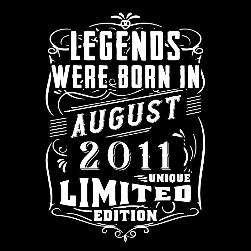 Anniversaire Août 2011 Année Edition Limitée Légende