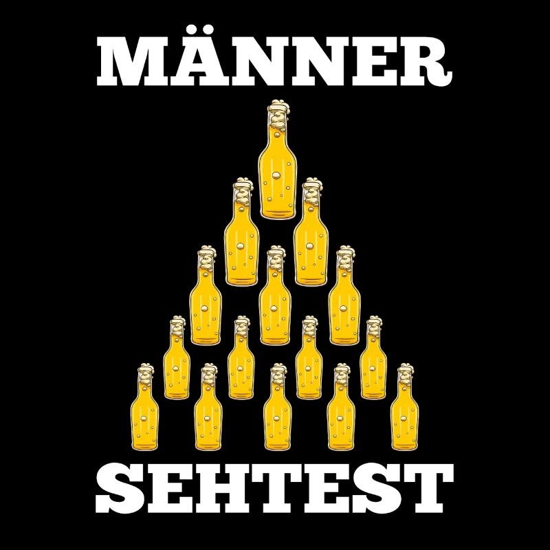 Pyramide de bière hommes test oculaire Bière dicton