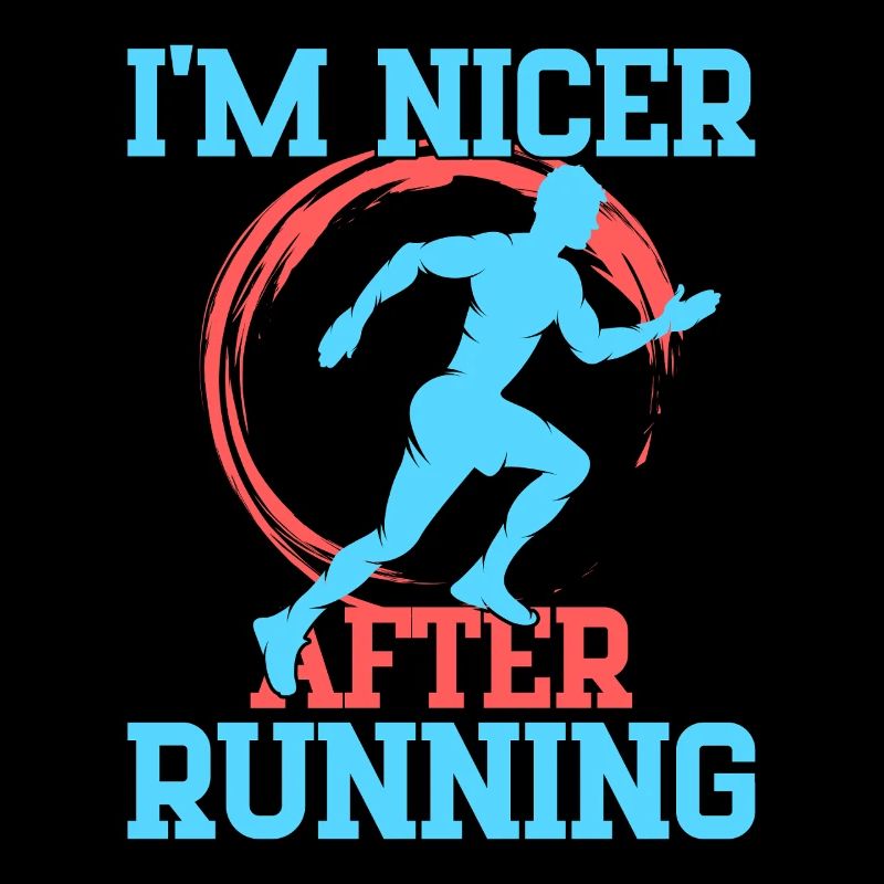 Running I´m Nicer After Marathon Runner Gift