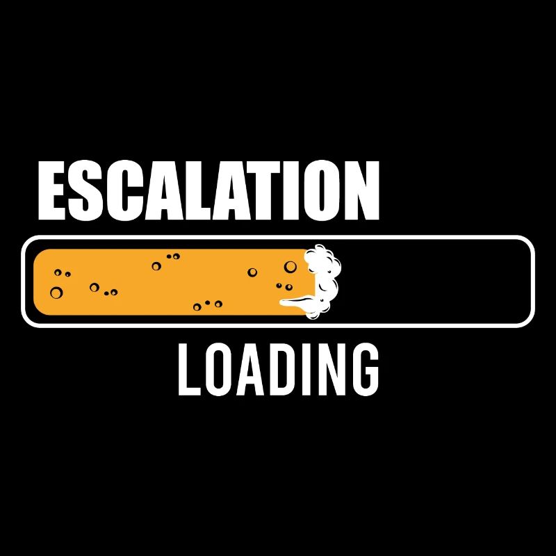 Escalation Loading Bier Saufen Eskalation Lädt