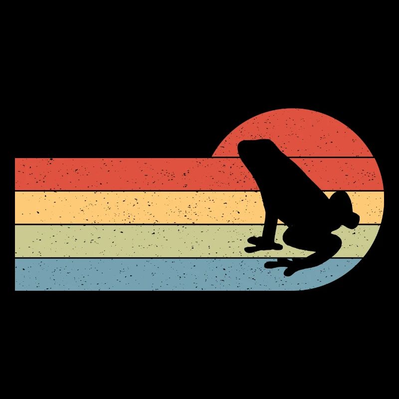 Frog Herpetologist Retro Toad Lover Vintage