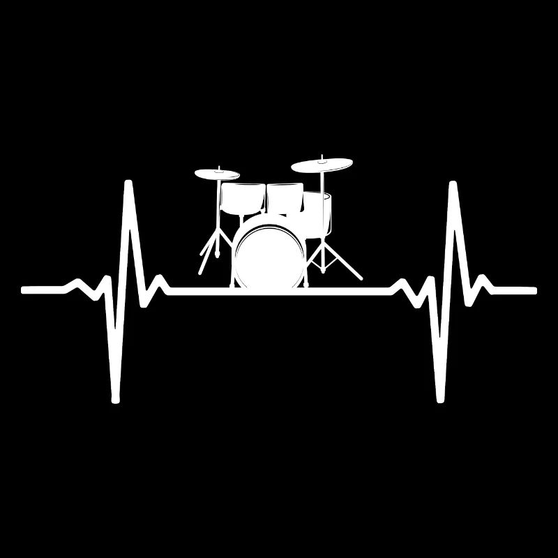 Drummer Heartbeat Drum Set