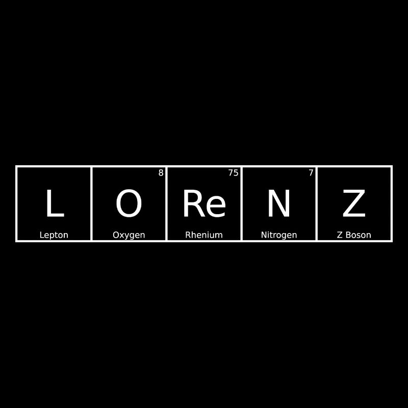 Lorenz Nom Prénom Chimie Tableau périodique Eléments