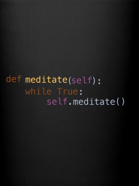 .meditate ()