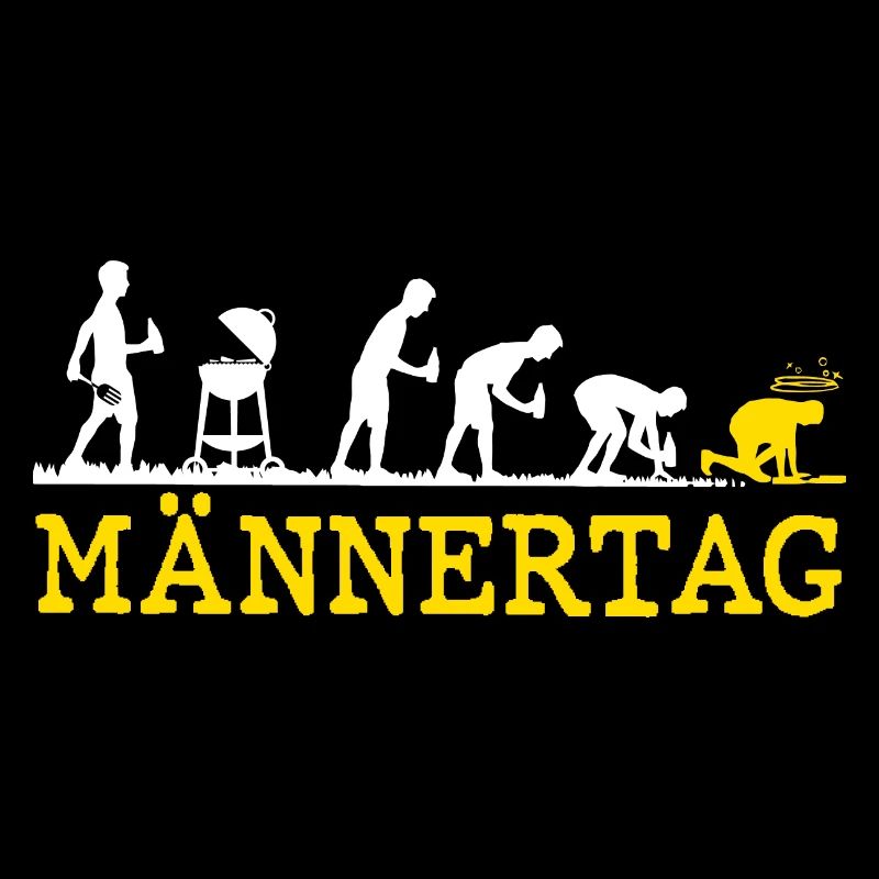 Männertag Evolution Herrentag Bier Grillabend