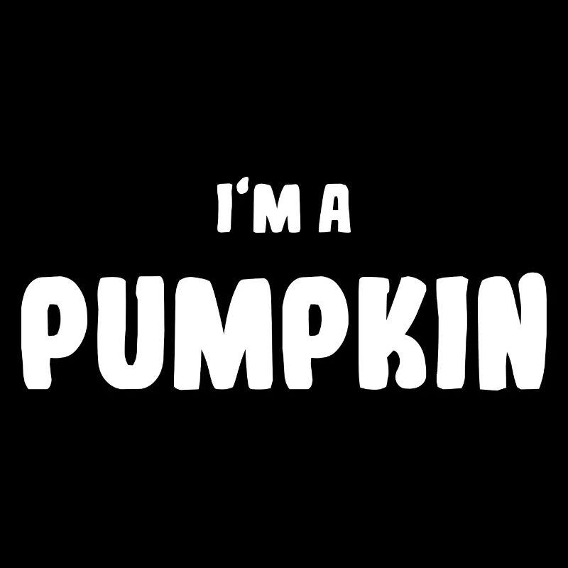 I'm a pumpkin Halloween