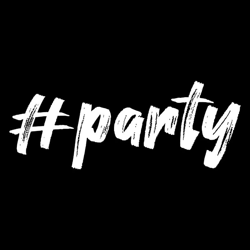 #party, blanc