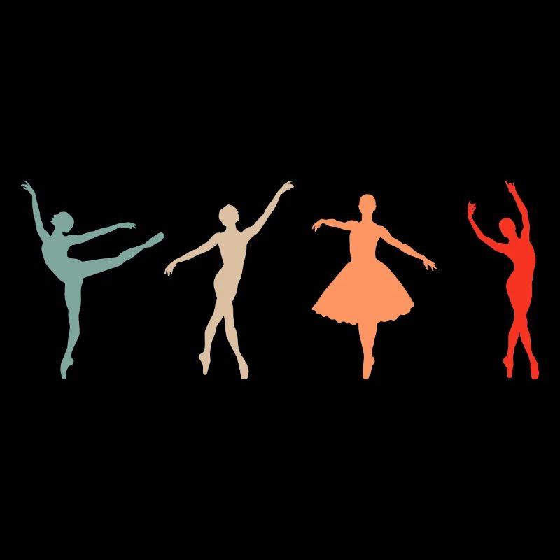 Dancing Ballet Femmes Danseuse Danseuse rétro