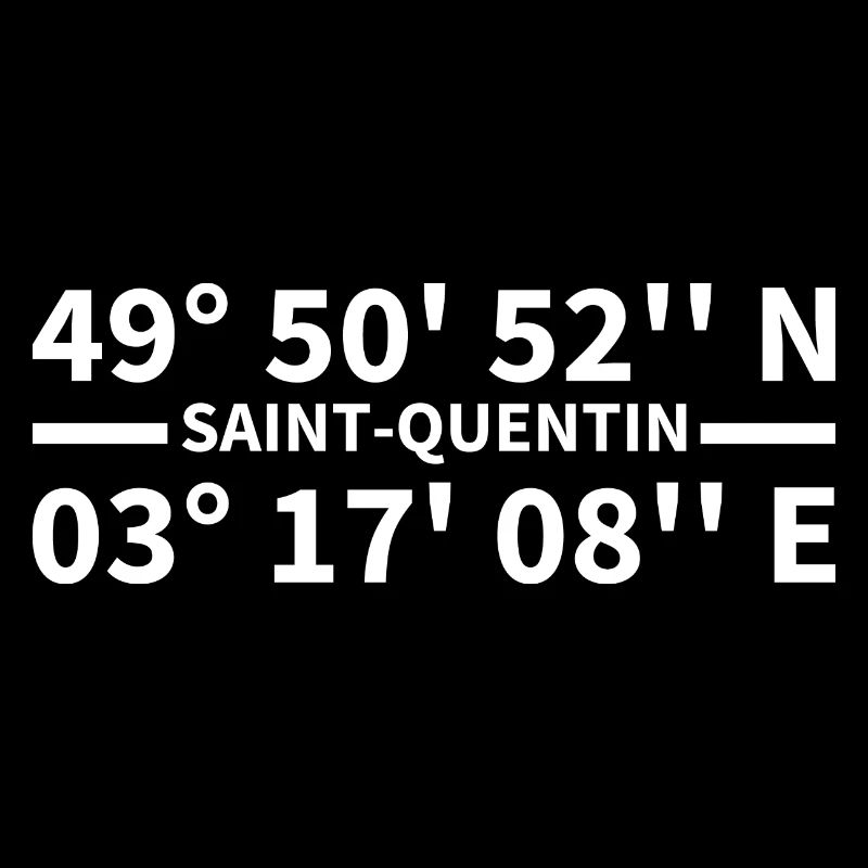 Coordonnées de Saint-Quentin