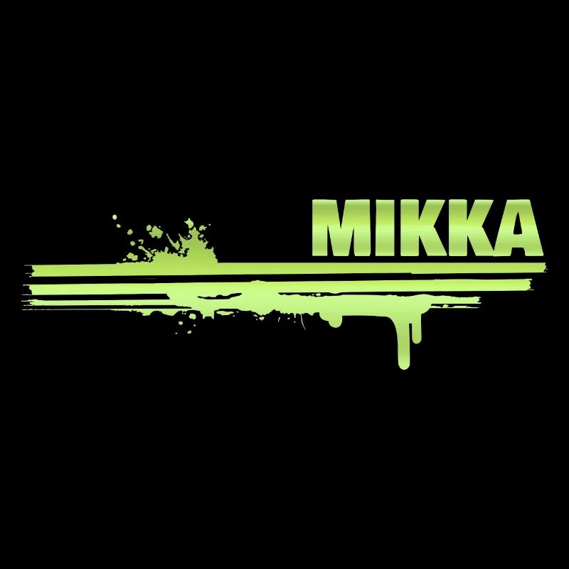 Mikka als Farbklecks