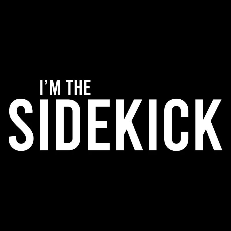 Ich bin der Sidekick Superheld Matching Kostüm Com