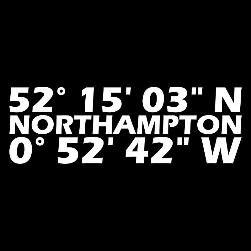 Coordonnées de Northampton