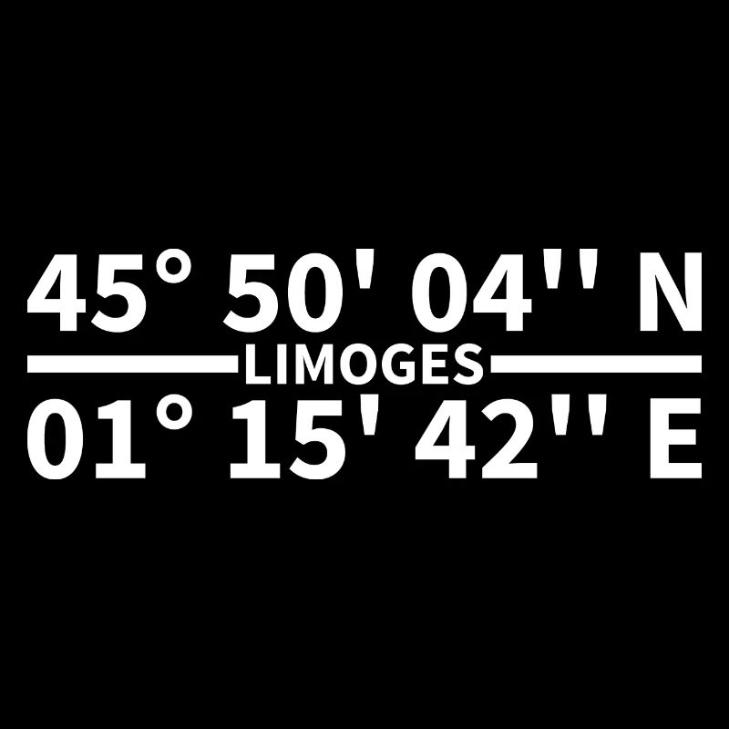 Coordonnées de Limoges