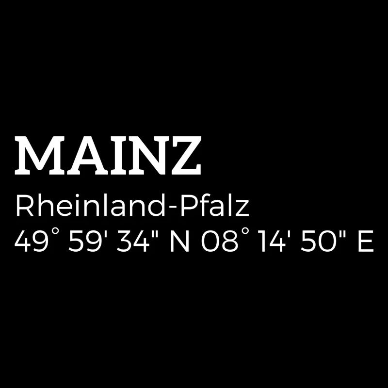 Mainz Rhineland-Palatinate coordinates