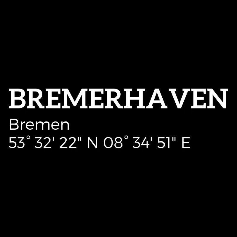 Les coordonnées de Bremerhaven Brême