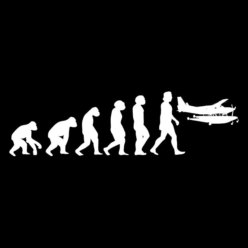 Seaplane White Evolution Airplanes Ship