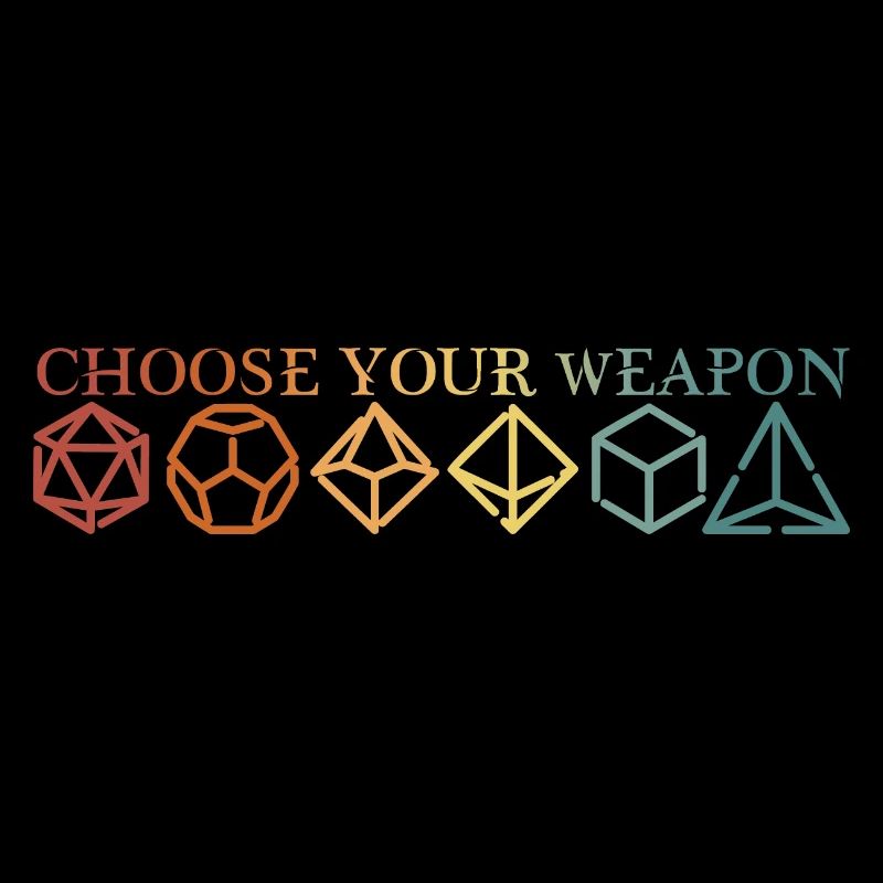 Game Master Dice RPG Dungeons Weapon Craps