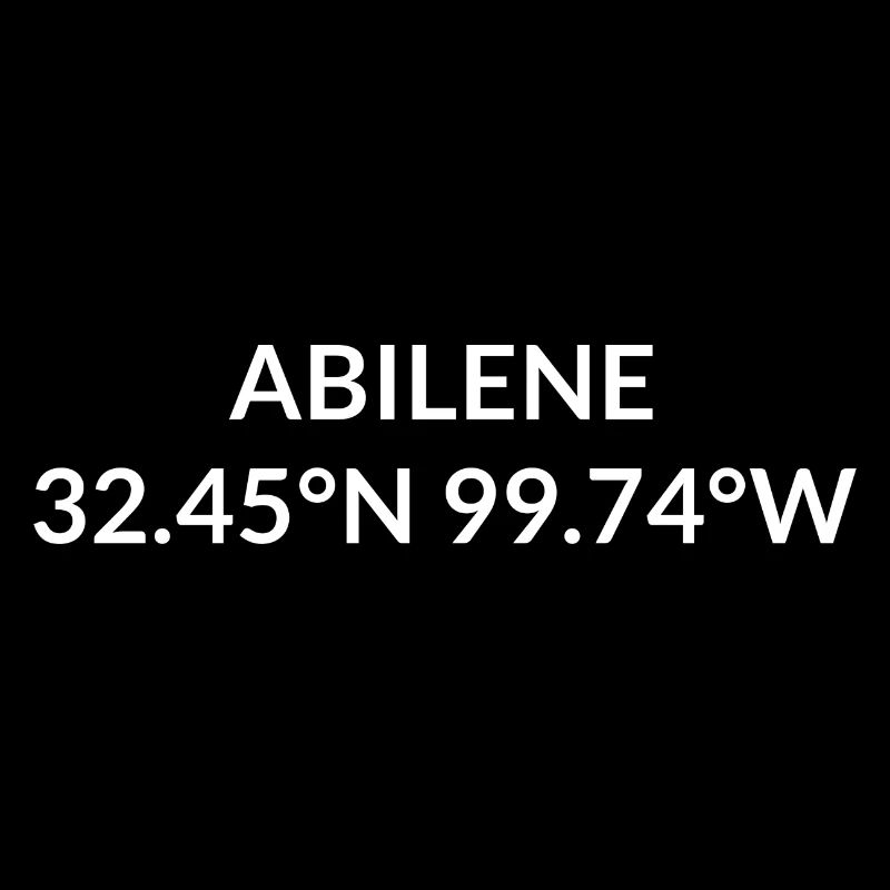 Abilene, Texas, États-Unis Coordonnées