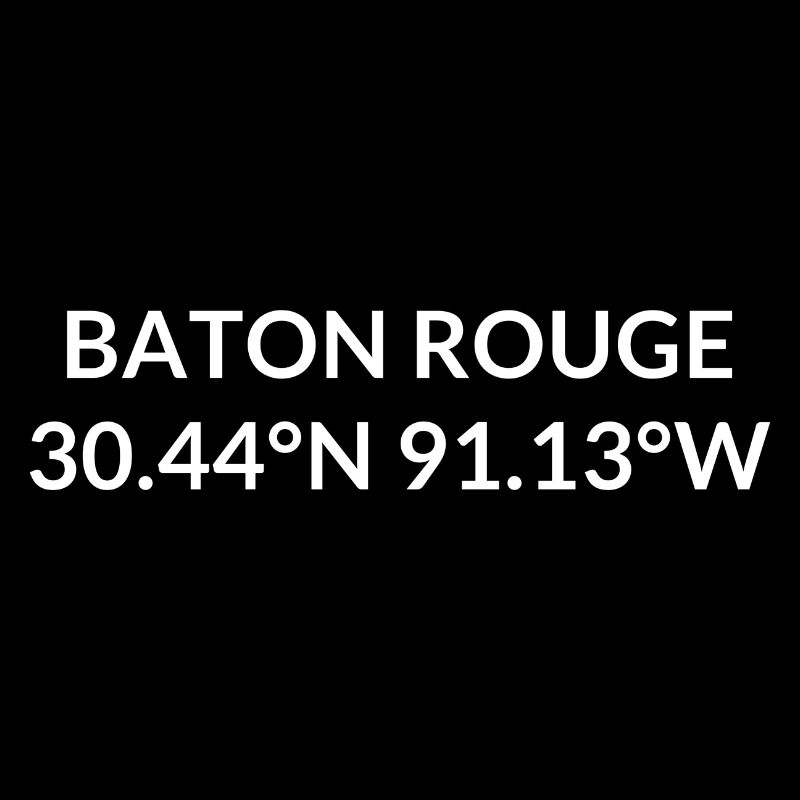 Baton Rouge, Louisiana, USA Coordinates