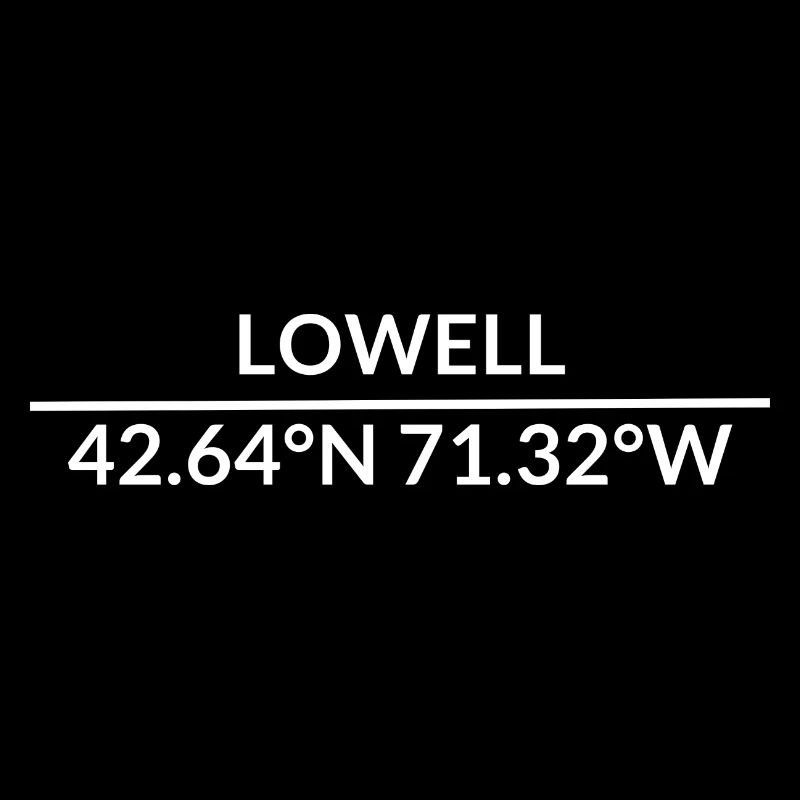 Coordonnées de Lowell, Massachusetts, États-Unis