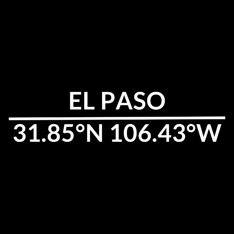 Coordonnées El Paso, Texas, États-Unis