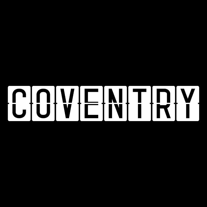 Panneau de l’aéroport de Coventry