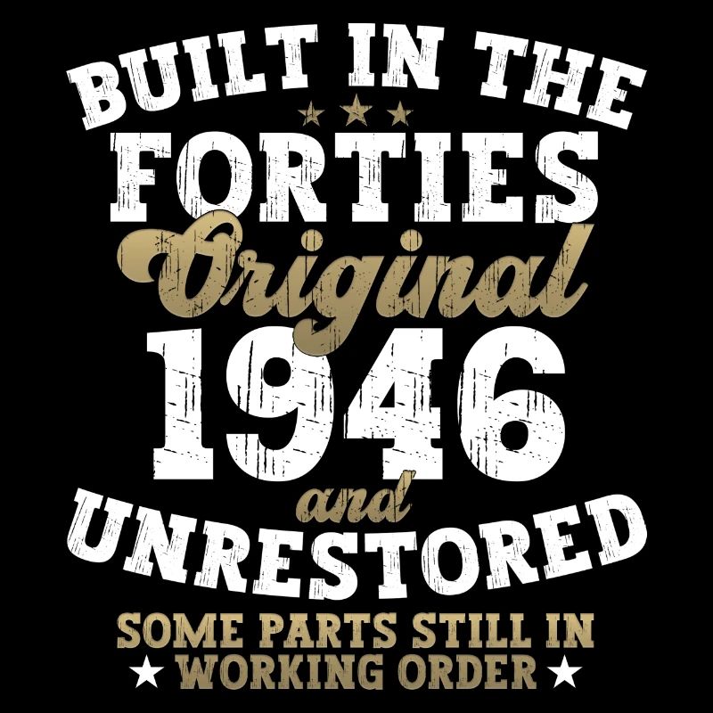 Construit dans les années quarante 1946 76e anniversaire Hommes