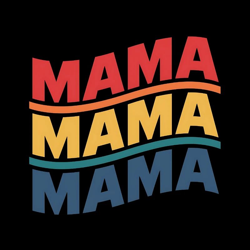 Retro Groovy Mama