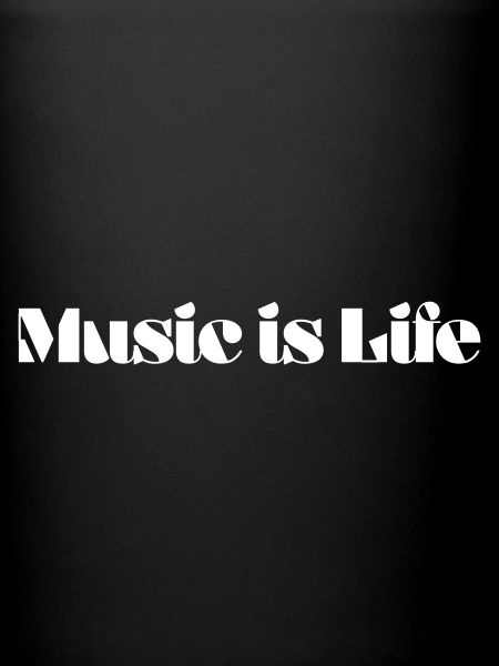 Music is Life blanc