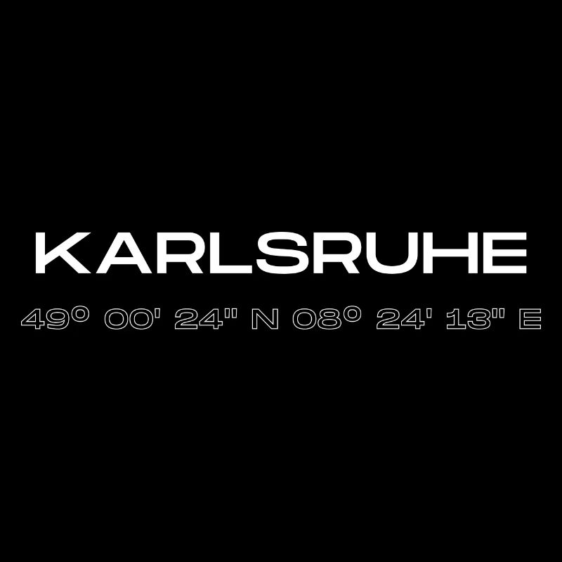 Coordonnées de Karlsruhe