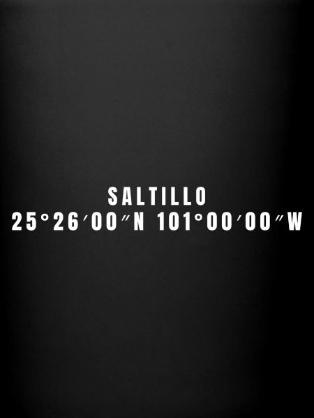 Saltillo, Mexique Coordonnées