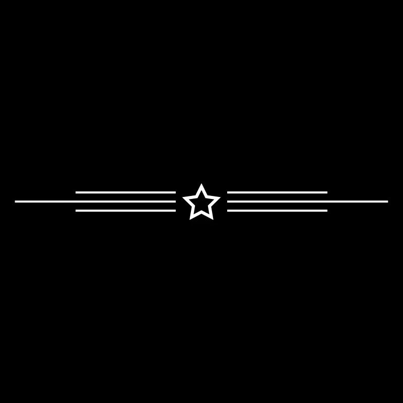 Dash line star