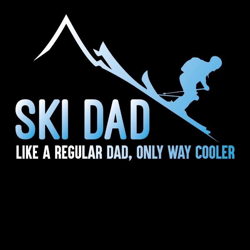 Cool Ski Papa Montagnes Ski