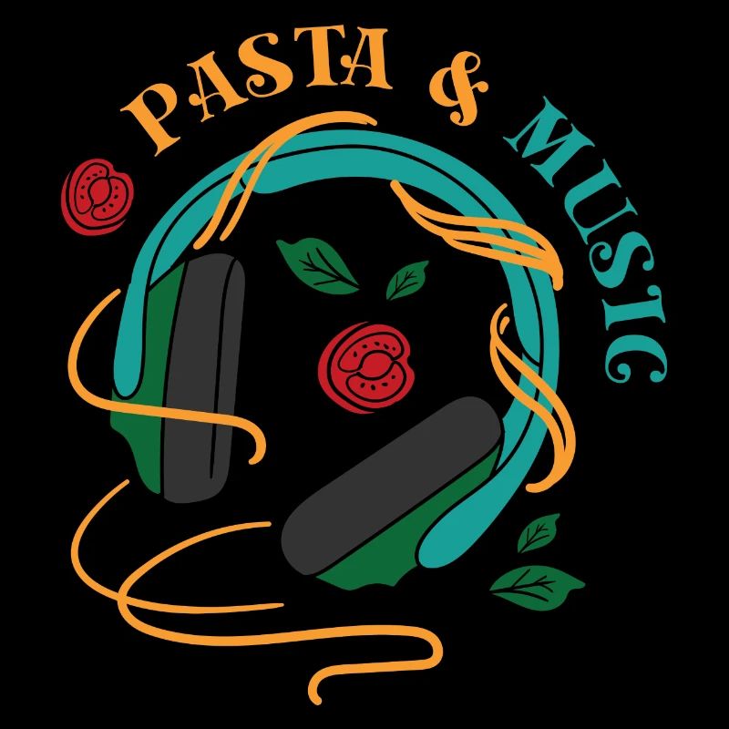 Pâtes et notes de musique Spaghetti Noodles