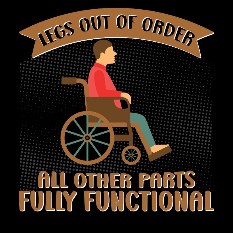 Amputation de jambe de fauteuil roulant amputation