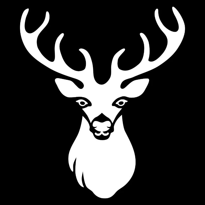 Deer head white