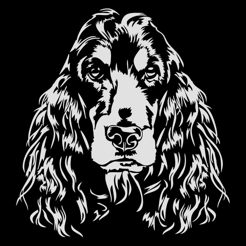 Portrait de chien de COCKER SPANIEL Wilsign