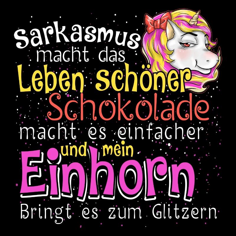 Einhorn Einhörner Unicorns Sarkasmus Geschenk