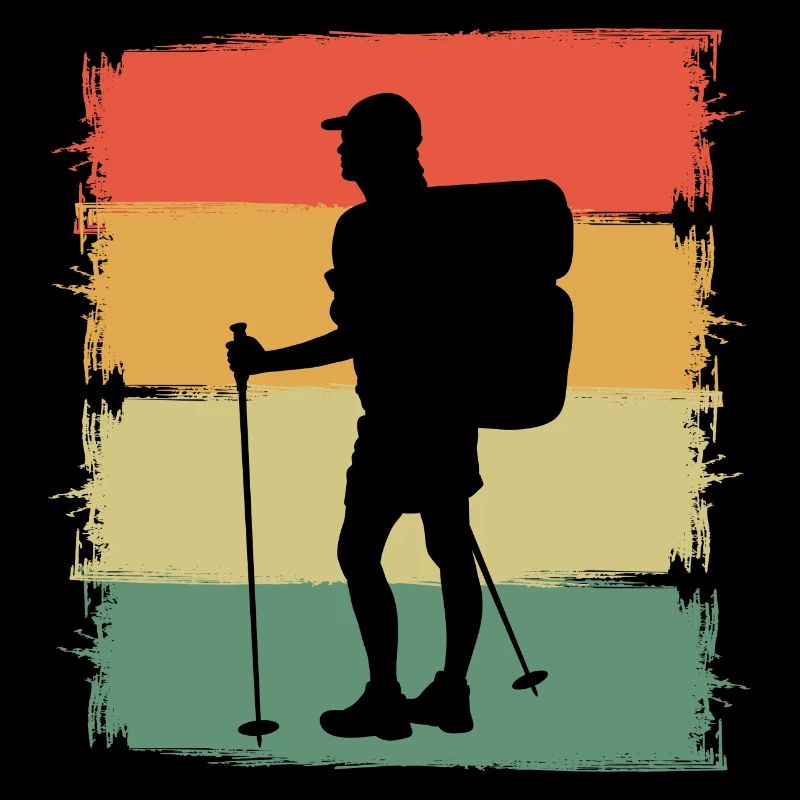 Wandern Geschenkidee Wanderer Berge Trekking