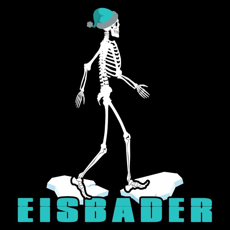 Eisbader Winterschwimmen am Eisloch Puddelmütze