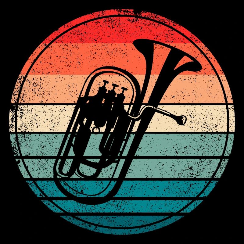 Euphonium Player Brass Band Instrument