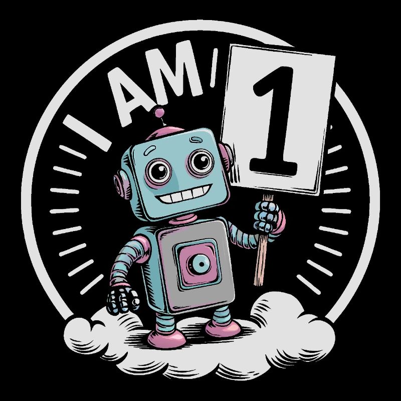 J’ai 1 an premier anniversaire avec robot