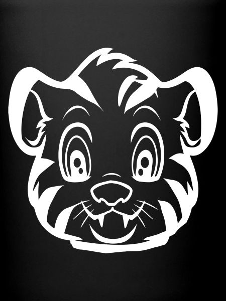 Visage de bébé tigre