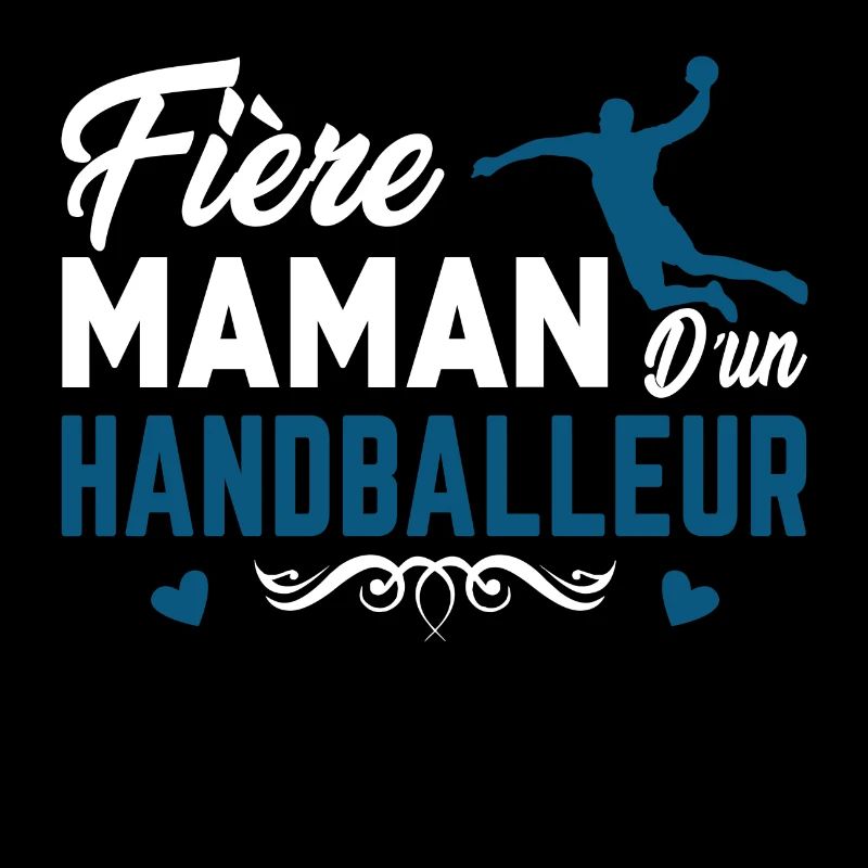 stolze Mutter eines Handballers